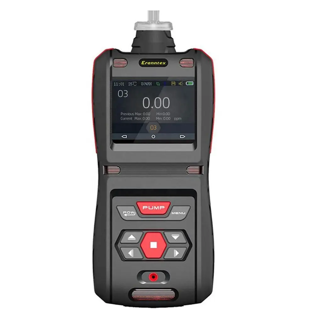 Pulitong Draagbare Ozon Gasdetector Ozon Meter O3 Analyzers Met Ingebouwde Pomp Met Externe Mini Draadloze Infrarood Printer