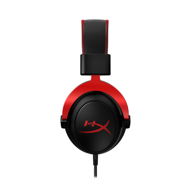 HyperX Cloud II 4P5K4AA Red Wired Gaming Headset 7.1 Surround Sound Headphones with Microphone for PC PS5 PS4