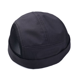 หมวกตาข่ายผ้าโพลีเอสเตอร์ระบายอากาศได้ดีหมวกไม่มีปีกหมวกปักลายสไตล์วินเทจแบบเต็มตัวสำหรับฤดูร้อน - Product Image 1