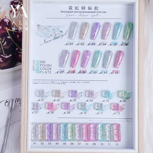 Fabricante profesional al por mayor lentejuelas brillantes brillo remojo UV LED gel brillo neón disco UV gel polaco - Product Image 2