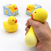 Canard jaune esthétique, jouet anti-stress de bureau, compagnon de bureau