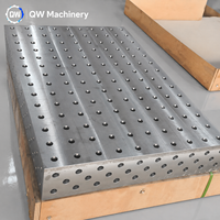Table de soudage industrielle anti-salissures 3D, table de soudage en fonte nitrurée avec kits de serrage complets