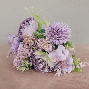7 Head Rose <b>Artificial</b> Flowers Wholesale High Quality Environmental Friendly Four Seasons Bridal <b>Bouquet</b> Mother's Day Christmas - Product Image 3
