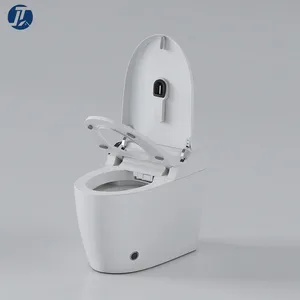 Inodoro inteligente de lujo para Hotel, cubierta de asiento automático, bidé, inodoro inteligente