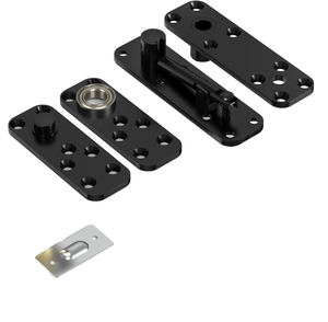 Bisagra pivotante invisible de acero moderna con rotación de 180 grados para puertas ocultas, estanterías y puertas secretas interiores - Product Image 1