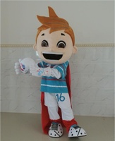 Costume de mascotte de football pour adultes Blue Sky - Conception personnalisée en matériau EVA - Édition de Noël