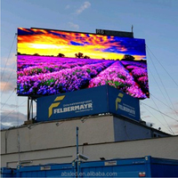 Pantalla LED para Exteriores de Doble Cara, Impermeable, con Protección Solar, de Alta Definición, P6 P8 P10, Pantalla Grande