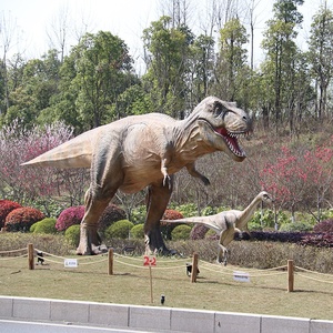 Dinosaure <span class=keywords><strong>T</strong></span>-<span class=keywords><strong>Rex</strong></span> animatronique grandeur nature en acier et silicone pour les expositions dans les parcs à thème - Product Image 6