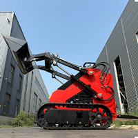 Omitech Hersteller Mini-Kompaktlader EPA Mini-Frontlader Diesel Schnelle Lieferung Kleiner Mini-Lader Kompaktlader