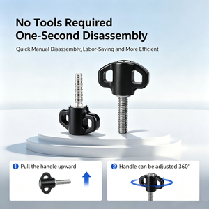 Vis de réglage universelle M4 à poignée en T en aluminium CNC et acier inoxydable 304 pour <span class=keywords><strong>cage</strong></span> de caméra <span class=keywords><strong>SmallRig</strong></span> Tilta - Product Image 3