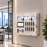 Distributeur automatique de parfum commercial, distributeur de parfum en libre-service avec paiement par code QR pour centre commercial, hôtel, aéroport