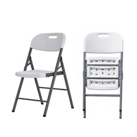 Chaise pliante en plastique robuste, portable et empilable pour événements, banquets et salles de formation (vente en gros)