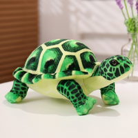 Peluche Animale Marine Tortue Verte Réaliste Tortue Marine Brune Cadeau Promotionnel Jouet en Peluche Vente en Gros Usine de Jouets en Peluche