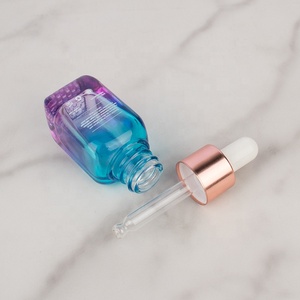 Botella de Vidrio Plana de Lujo para Cosméticos con Diseño Cuadrado <span class=keywords><strong>ESTEL</strong></span> para Crema Facial y Envase de Aceites Esenciales y Sueros - Product Image 4