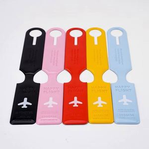 Etiquetas de Equipaje Personalizables de PVC Suave, Etiqueta de Nombre Sublimable con Correa de Plástico para Maleta y Crucero - Product Image 1