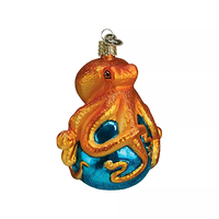 Mini Glas Langusten Krebse Garnelen Meeres früchte Schalentiere roter Hummer Restaurant Weihnachten Dekor Ideen Ornament für Weihnachts baum