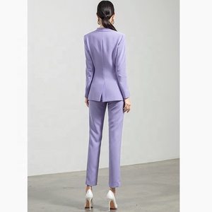 Trung Quốc Chất Lượng Cao Sản Xuất Được Thiết Kế Màu Tím Và Màu Sắc Khác Phụ Nữ Kinh Doanh Phù Hợp Với Thanh Lịch Cho Toàn Bộ Thị Trường Thế Giới - Product Image 3