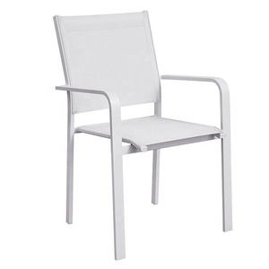 Conjunto de Muebles de Malla para Jardín <span class=keywords><strong>y</strong></span> Patio, <span class=keywords><strong>Mesa</strong></span> <span class=keywords><strong>y</strong></span> Silla Extensible de <span class=keywords><strong>Aluminio</strong></span>, Rectángulo Blanco, Tapa de <span class=keywords><strong>Cristal</strong></span>, Café, Picnic, Comedor, Jardín, <span class=keywords><strong>Exterior</strong></span> - Product Image 6