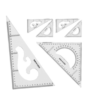 Juego <span class=keywords><strong>de</strong></span> Reglas Triangulares <span class=keywords><strong>de</strong></span> Ingeniería <span class=keywords><strong>de</strong></span> 18/22/27/32/37/42 cm, Regla <span class=keywords><strong>de</strong></span> Dibujo para Estudiantes, Juego Completo Multifuncional <span class=keywords><strong>de</strong></span> 45 cm - Product Image 5