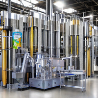 Machine de capsulage remplissante de poche de bec de la série FC automatique pour l'emballage liquide de productivité élevée de nourriture