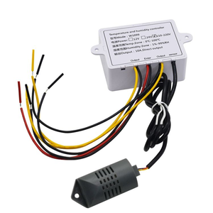 W1099 kép kỹ thuật số <span class=keywords><strong>Temp</strong></span> điều khiển độ ẩm 12V 24V 220V nhà kính chăn nuôi thiết bị lồng ấp độ ẩm Meter Nhiệt kế - Product Image 2