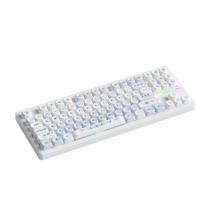 Xinmeng S87Pro 맞춤형 기계식 키보드 화이트 저 지연 핫 스왑 가능 ARGB 3 모드 게임 및 사무실 DIY - Product Image 5