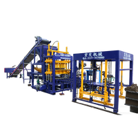 Machine à fabriquer des blocs creux en béton QT4-15S, équipement de construction solide, moteur de pompe PLC pour la fabrication de briques de pavage en ciment