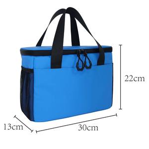 Bolsa Térmica Plegable de Poliéster para Exteriores, Personalizada de Fábrica, Bolsa de Playa Aislada para Alimentos y Bebidas, Bolsa de Picnic Económica - Product Image 1