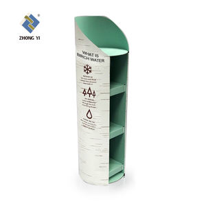 Estante de exhibición de cartón corrugado, estante de exhibición de cartón para suelo Pop personalizado, soporte de exhibición de cartón - Product Image 3