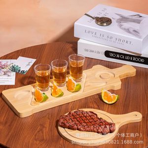 Nouveau support en bois pour verres, plateau pour verres à whisky et spiritueux, boîte à sel pour bar/cocktail, support pour verres à bière - Product Image 2