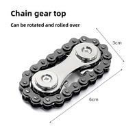 Pignons Volant Moteur Bout des Doigts Gyro Chaînes Métal Jouets Anti Stress Fidgets Spinner Popite Antistress Spinner Simple Dimmer Bicycle
