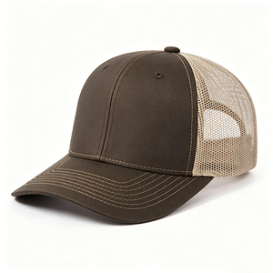 Gorra Trucker Unisex de Malla Bicolor con Logotipo Bordado Personalizado, Transpirable, Ajustable con Cierre a Presión, para Deportes al Aire Libre - Product Image 5