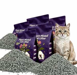 Litière pour chat en bentonite brisée, écologique, faible teneur en poussière, hautement absorbante, à forte agglomération, contrôle des odeurs amélioré, 5 kg, de l'usine OEM - Product Image 1