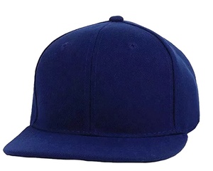 High Quality Royal Blue Gorras Hiphop Cap 20% Wool 80% Acrylic Blend 6 Panel Blank Snapback Hats Wholesale - Product Image 1