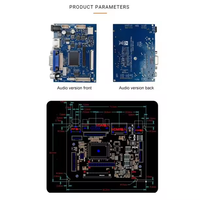Affichage personnalisé RGB/LVDS/TTL 30PIN/40PIN/50PIN/60PIN FPC carte contrôleur LCD universelle Lvds vers Hdm Vga carte convertisseur