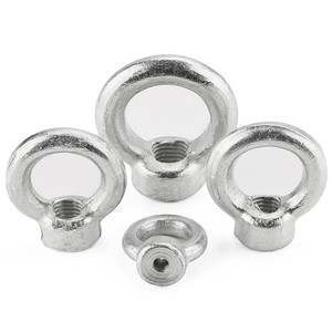 Lifting Eye Bolt <strong>Nut</strong> M6 M8 M10 M12 M16 <strong>M20</strong> Bright Zinc Plated Steel Heavy Duty <strong>Ring</strong> Screws <strong>Ring</strong> Hooking Loop Hole for Cable Rope - Product Image 5