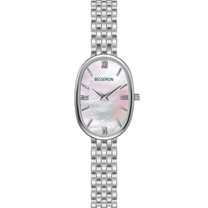 Reloj de Cuarzo Minimalista Ovalado de Acero Inoxidable con Cierre de Mariposa para Uso Diario - Product Image 1