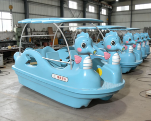 Bateau <span class=keywords><strong>de</strong></span> loisirs électrique 5 places en forme <span class=keywords><strong>de</strong></span> cheval <span class=keywords><strong>de</strong></span> <span class=keywords><strong>mer</strong></span> avec fonction <span class=keywords><strong>bulles</strong></span> et lumières LED CHITONG JTC-14 7-8km/h - Product Image 6