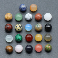 Vente en gros 8 \ 10 \ 12 \ 16 \ 18 \ 20mm pierre de cristal d'onyx noir naturel sans trou perle ronde en vrac pour bijoux à bricoler soi-même
