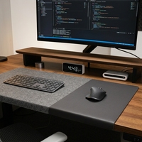 Tapis de souris gaming en feutre étendu, multi-zones, avec surface en tissu et base antidérapante, personnalisable avec logo, vente en gros