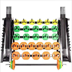 Ensemble d'haltères réglables avec plaques de poids et barre pour entraînement <span class=keywords><strong>cardio</strong></span> à domicile – Matériaux durables - Product Image 2