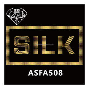 ASFA520 Strass à dos plat Hot Fix Fer pour robe bling et sweat à capuche en strass personnalisé avec votre propre logo à la mode - Product Image 5