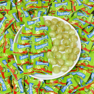 ลูกอมมะม่วงเขียวรสหวานอมเปรี้ยวเผ็ดฉ่ำ [เผ็ดมาก] แพ็คใหญ่ ขนมขบเคี้ยวสำหรับเด็กนักเรียนในห้องเรียน - Product Image 4