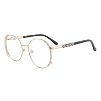Nuevas Monturas de Gafas de Metal con Diseño de Moda Ojo de Gato para Todo Tipo de Rostro, Gafas con Patillas de Resorte