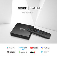 MECOOL KT1 DVB-T2 Amlogic S905X4 Android TV 10.0 VTT Décodeur 2GB 16GB ENREGISTREUR 4K Google Certifié Récepteur de TÉLÉVISION Par Satellite Numérique