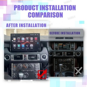 Autoradio 13,1 pouces pour Land Rover Range Rover Vogue V8 L322 2002-2012, lecteur multimédia, GPS, navigation, panneau de climatisation - Product Image 2