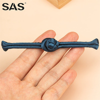Boutons nœud grenouille traditionnels chinois SAS en tissu écologique pour la couture de vêtements, Cheongsam, costumes Tang et foulards