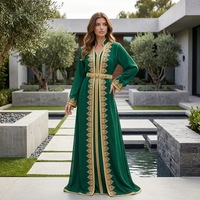 Robe longue décontractée pour femmes grandes tailles, tissée, respirante, écologique, antistatique, taille naturelle, manches longues, noir et violet