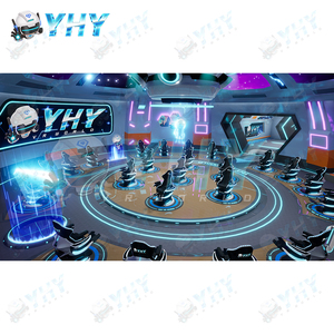 Yhy 6D thiết bị giải trí chuyển động trực tuyến nhiều người chơi giả lập giá VR giả lập giá VR roller coaster giả lập 360 - Product Image 2