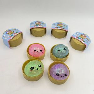 Squishy Glitter Dumpling Sensory Toys Steamed Bun Squishy Stress Relief Fidget Easter Gifts Anxiety Relief <b>Squeeze</b> Toys - Product Image 4
